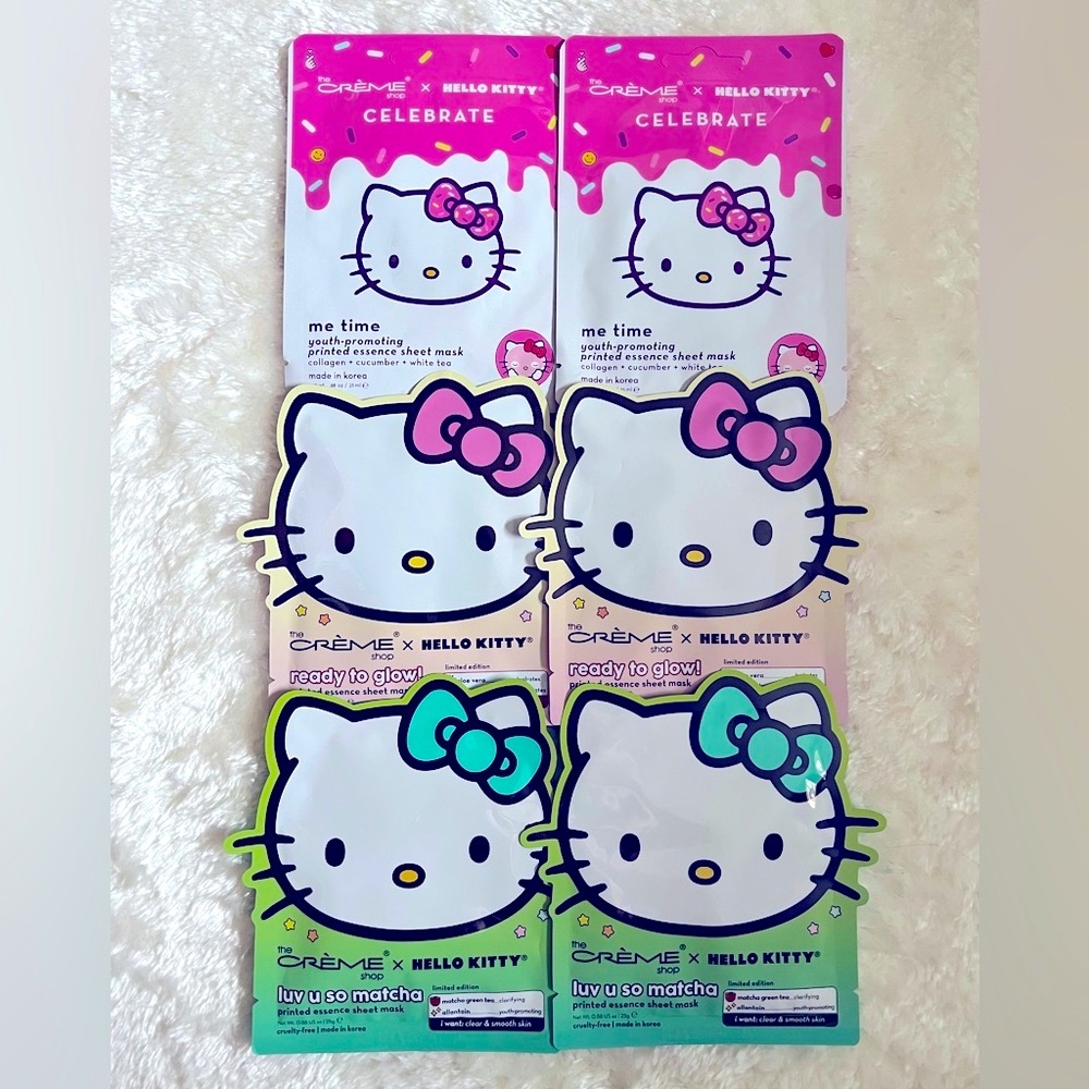 NEW The Creme Shop x Hello Kitty
6 PC Mask Bundle
